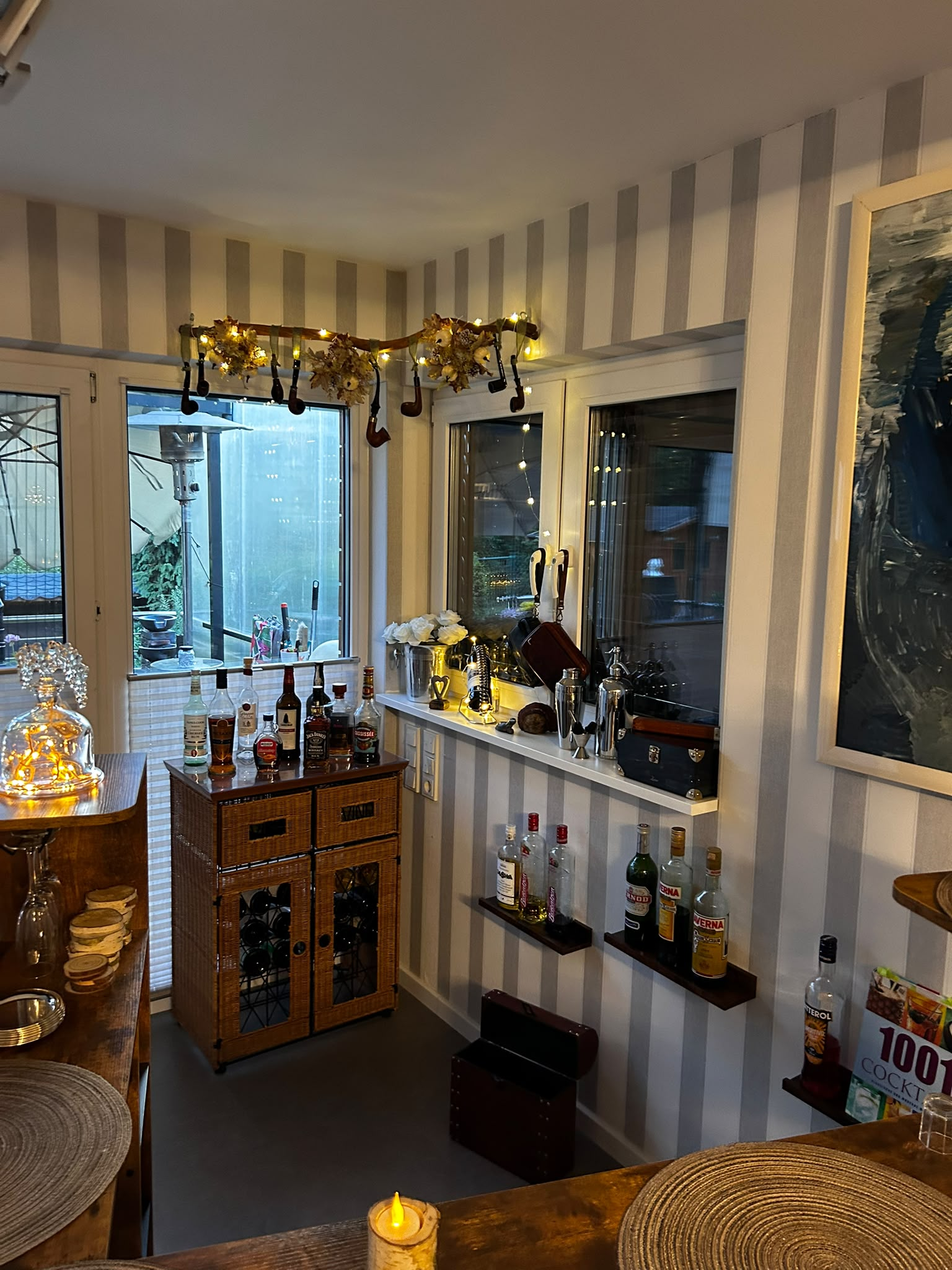 Stimmungsvoller Barbereich